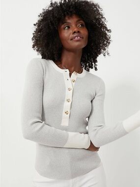 Faherty Mikki Henley colorblock